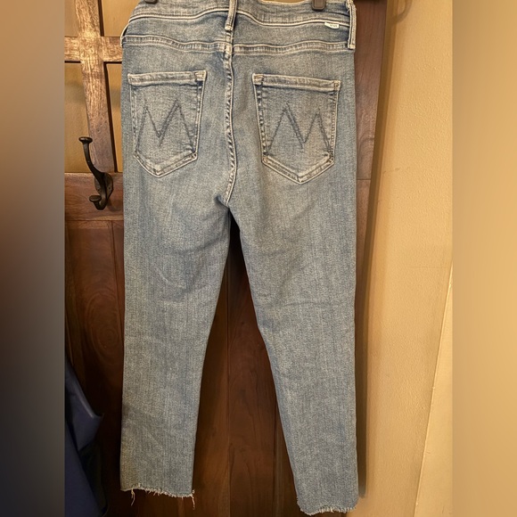 MOTHER The Mid Rise Dazzler Ankle Fray, size 28 - Picture 9 of 10